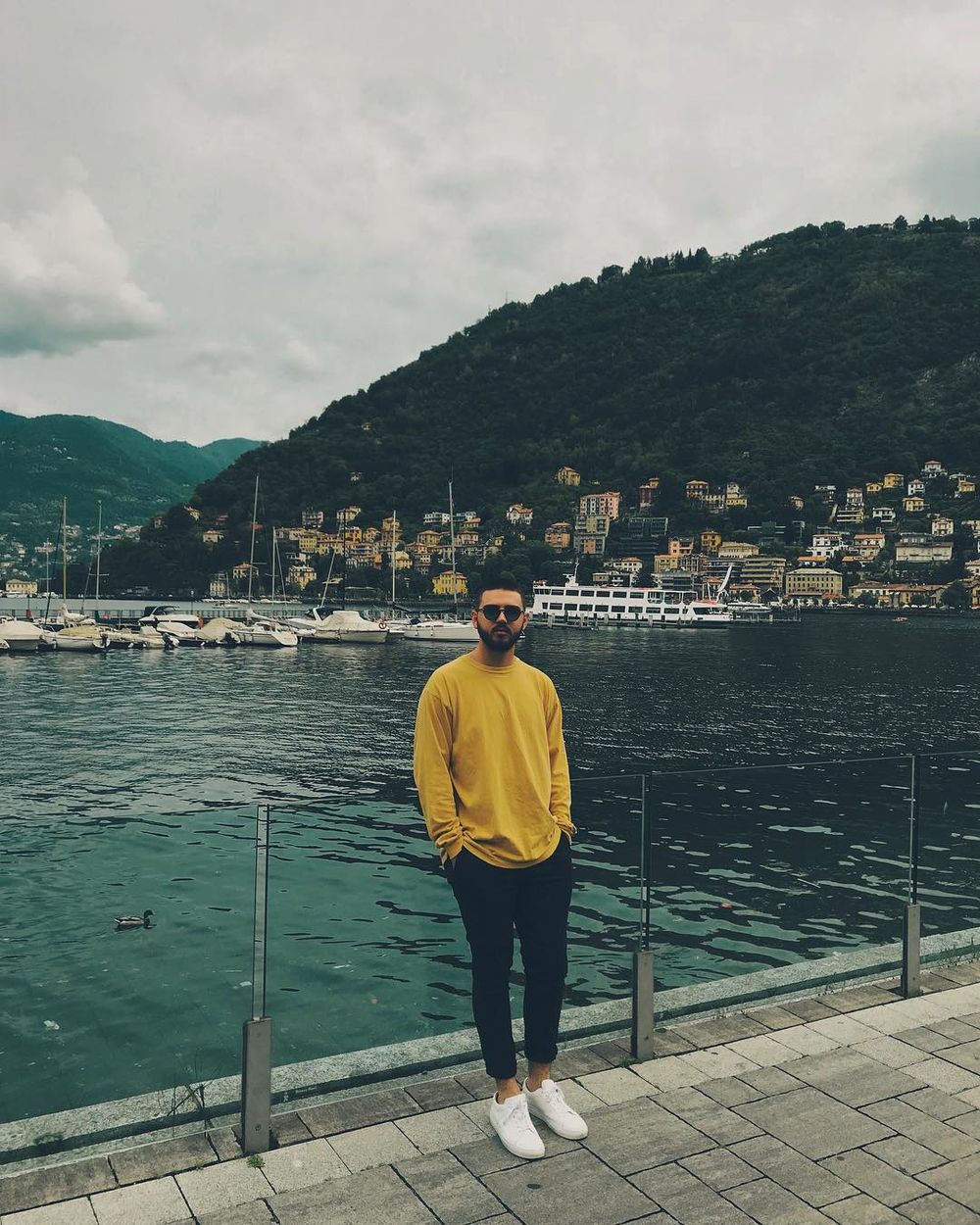 A person working on a website